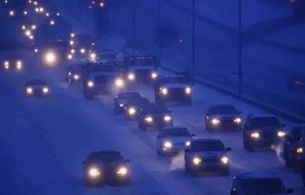 Driving In Winter — Stock Photo, Image