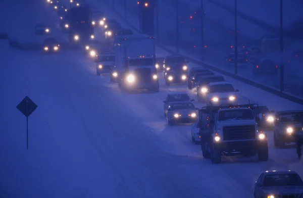 Driving In Winter — Stock Photo, Image