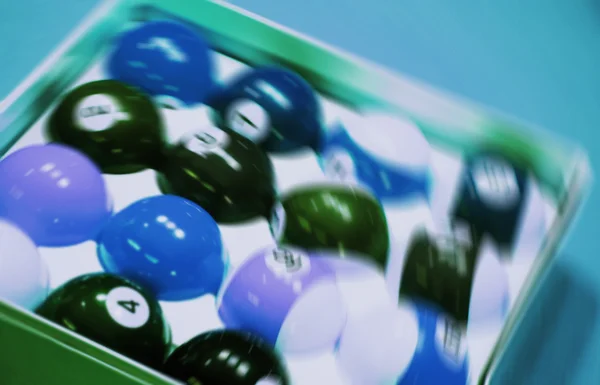 Conjunto de bolas para piscina — Fotografia de Stock