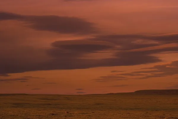 Kuzey Kutbu üzerinde gökyüzü — Stok fotoğraf