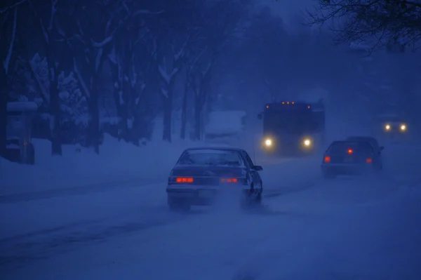 Driving In Winter — Stock Photo, Image