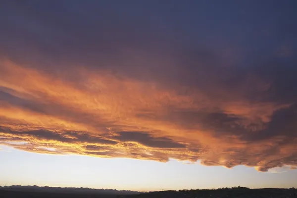 Arche de Chinook au coucher du soleil, calgary, alberta, canada — Photo