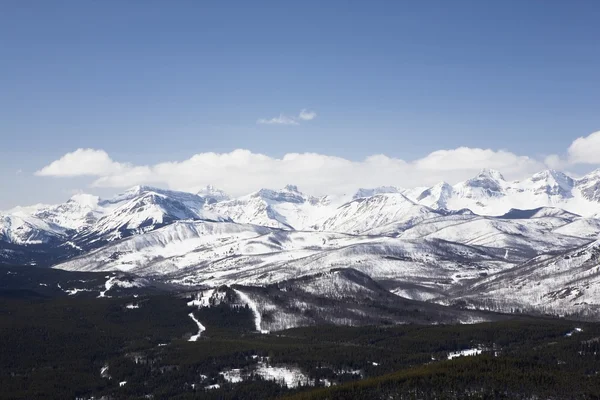 Widok front range gór i Pogórza ze wzgórza carbondale — Zdjęcie stockowe