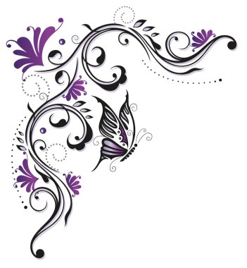 Free Free Butterfly Vine Svg 640 SVG PNG EPS DXF File