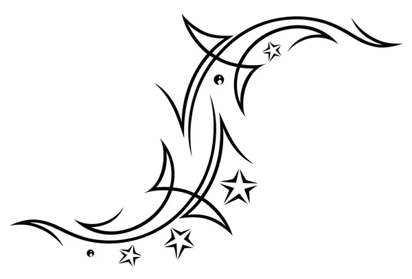 Tribal, Tattoo, Sterne — Stockvektor © christine_krahl 31455591