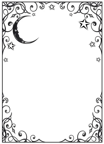 Moon, stars Stock Vector