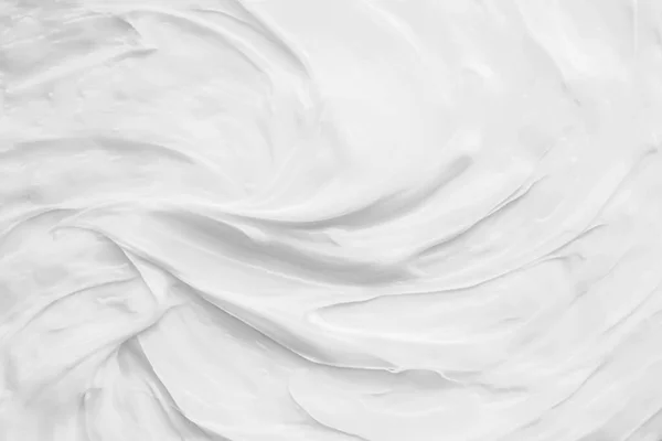 奶油乳液的白色表面软化了背景 — 图库照片