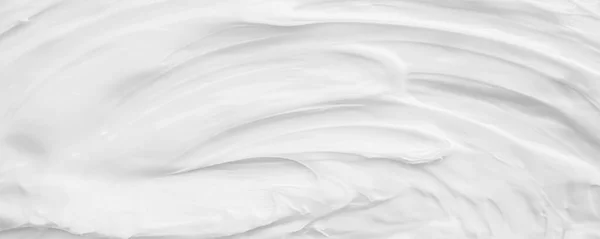 White Surface Cream Lotion Softens Background — Stock Photo, Image