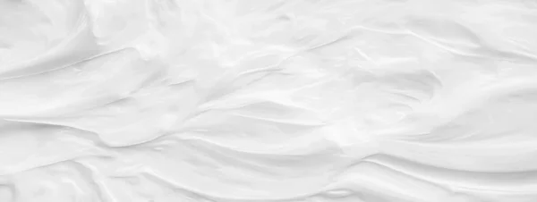 Біла Поверхня Кремового Лосьйону Пом Якшує Фон — стокове фото