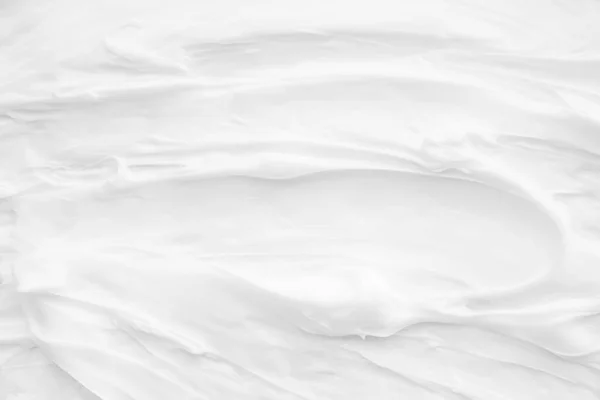 Bílý Povrch Krémové Pleťové Vody Změkčuje Pozadí — Stock fotografie