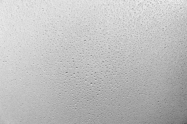 Water Droplets Gray Background Covered Water Droplets Bubbles Water — Stock Photo, Image