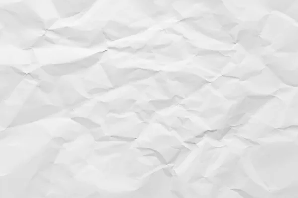 White Paper Wrinkled Texture Abstract Background — Photo