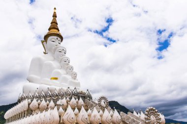 Beautiful temple is name Wat Phra Thart Pha Son Kaew Located in Khao Kho, Phetchabun province of Thailand. Buddhist monastery and temple of public.