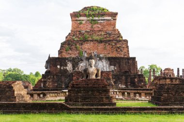 Sukhothai National Historical Park, the old city of Thailand 800 years ago, Sukhothai Province, Thailand.