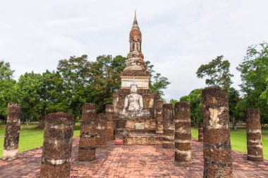 June 6, 2022, Sukhothai National Historical Park, the old city of Thailand 800 years ago, Sukhothai Province, Thailand.