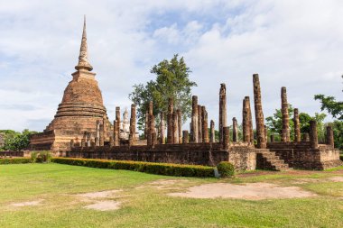 June 6, 2022, Sukhothai National Historical Park, the old city of Thailand 800 years ago, Sukhothai Province, Thailand.
