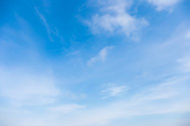 Blue sky background clear sky clouds.