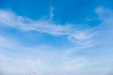 Blue sky background clear sky clouds.