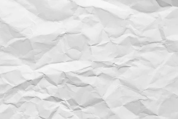 White Paper Wrinkled Texture Abstract Background — Stock Fotó