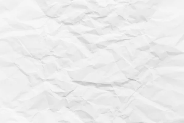 White Paper Crumpled Abstract Texture Background — Stock fotografie