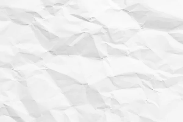 White Paper Wrinkled Texture Abstract Background — Stok fotoğraf