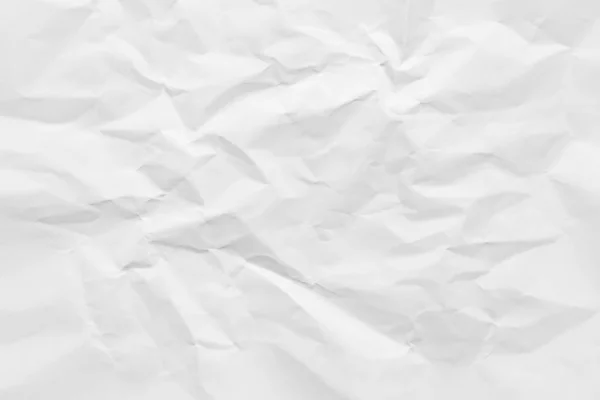 White Paper Wrinkled Texture Abstract Background — Stock Photo, Image