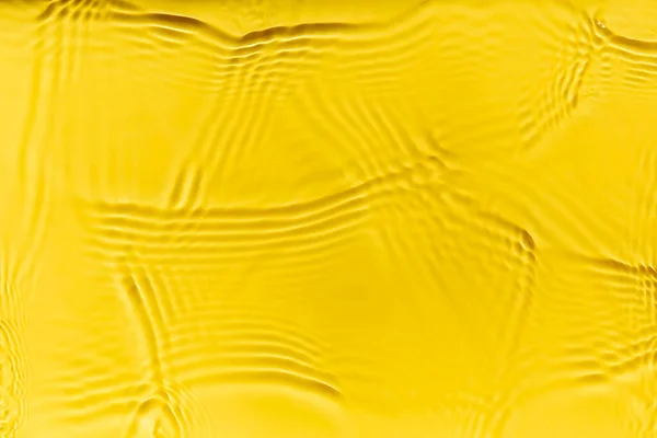 Waves Clear Water Surface Yellow Abstract Background — Stockfoto