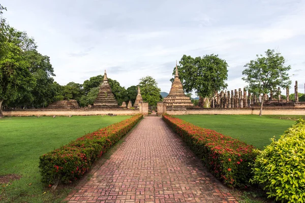 Sukhothai National Historical Park Old City Thailand 800 Years Ago — Stok fotoğraf