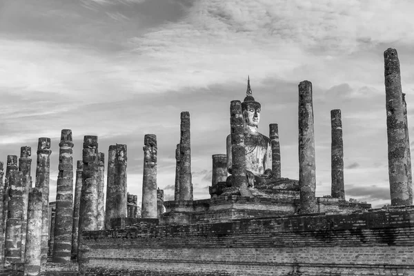 Sukhothai National Historical Park Old City Thailand 800 Years Ago — Fotografia de Stock
