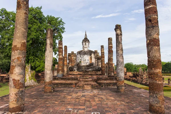 Sukhothai National Historical Park Old City Thailand 800 Years Ago — Foto Stock