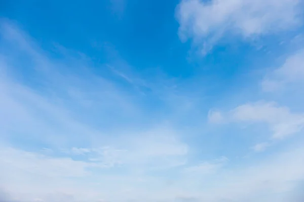 Blue Sky Background Clear Sky Clouds — Photo