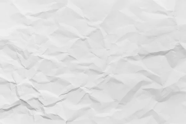 White Paper Crumpled Abstract Texture Background — Stock Photo, Image