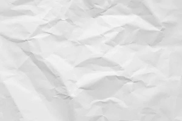 White Paper Wrinkled Texture Abstract Background — Foto de Stock