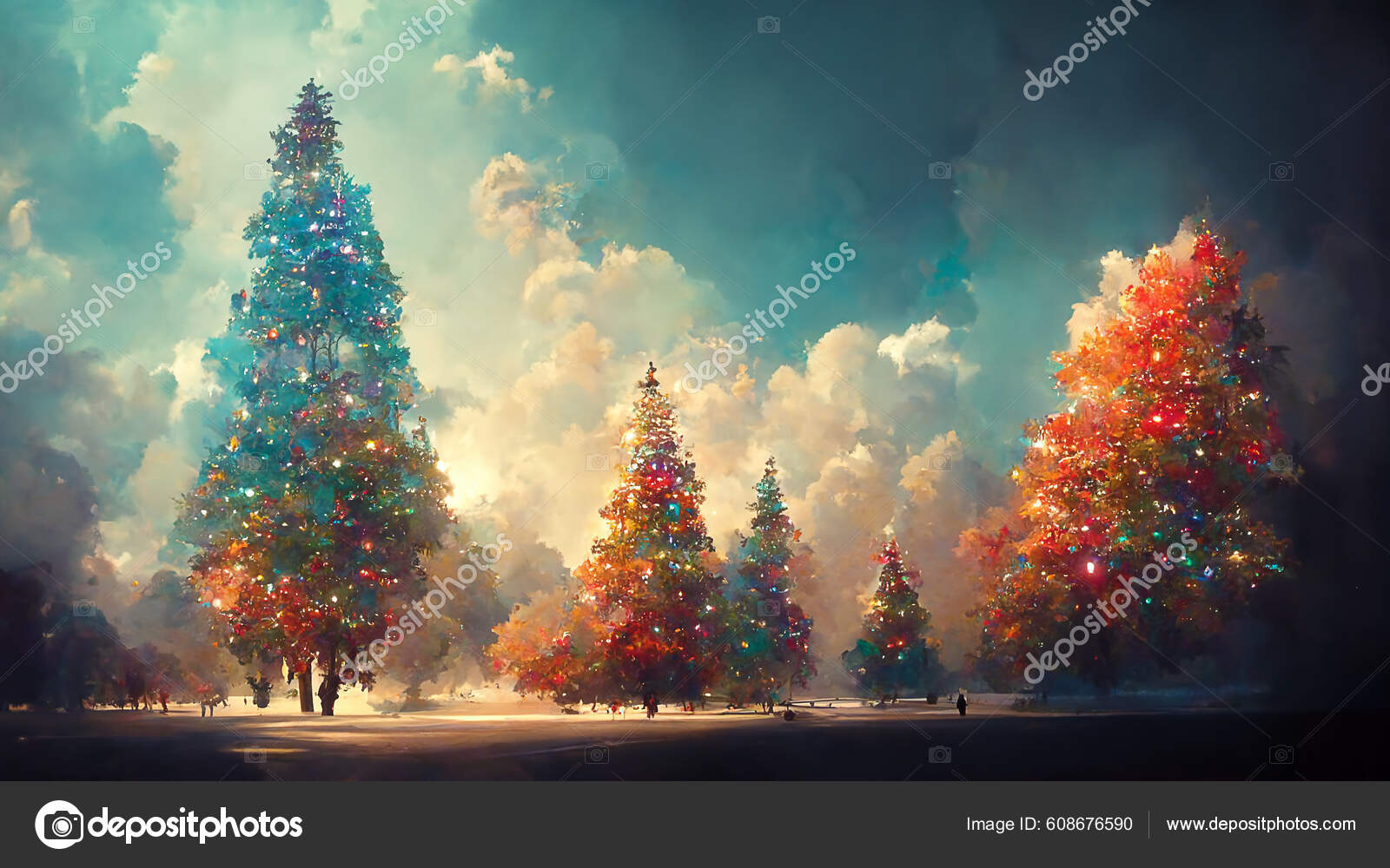 Concept Noël Abstrait Fond Vectoriel Illustration Vintage Style Art Design  — Photo de stock par ©prasongtakham - 608676590, image size:1600x1000