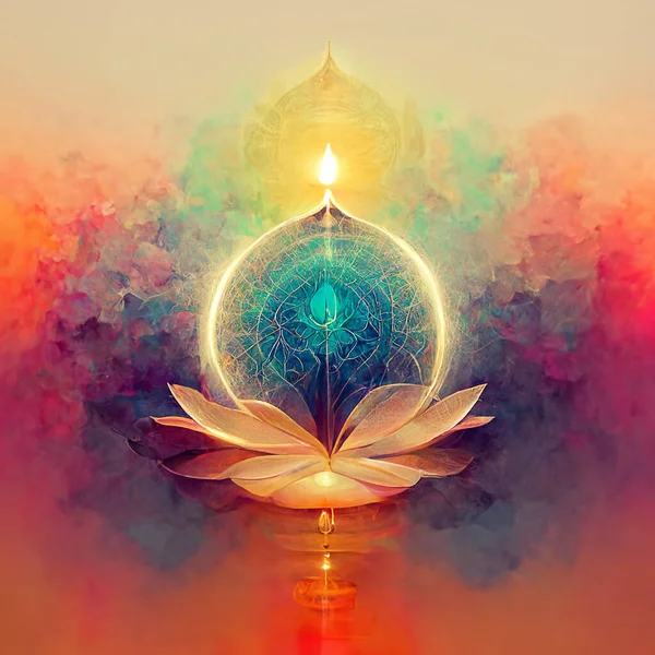 Concept Faith Spiritual Religion Power Gatible Abstract Background Vector Illustration — 스톡 사진