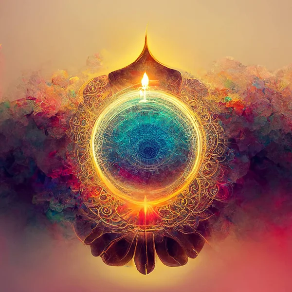 Concept Faith Spiritual Religion Power Gatible Abstract Background Vector Illustration — 스톡 사진