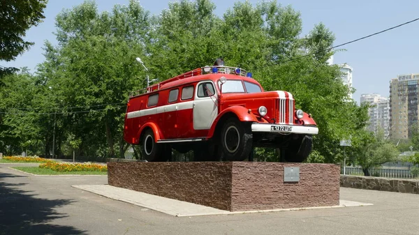 Krasnodar Rusland 2021 Monument Voor Brandbeveiliging — Stockfoto