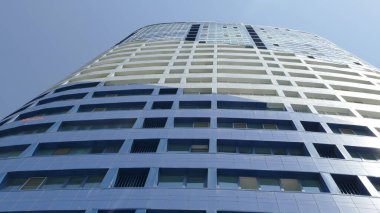 Krasnodar, Rusya, 08.08.2021, Krasnodar şehrindeki Konut kompleksi Amirali 