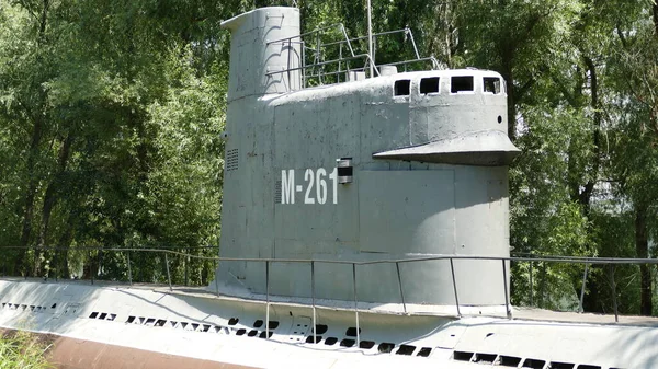 Krasnodar Russia 2021 Model Submarine Great Patriotic War — Stock Photo, Image