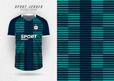 Spor forması, forma, koşu tişörtü, koyu yeşil çizgiler için arka plan modeli..