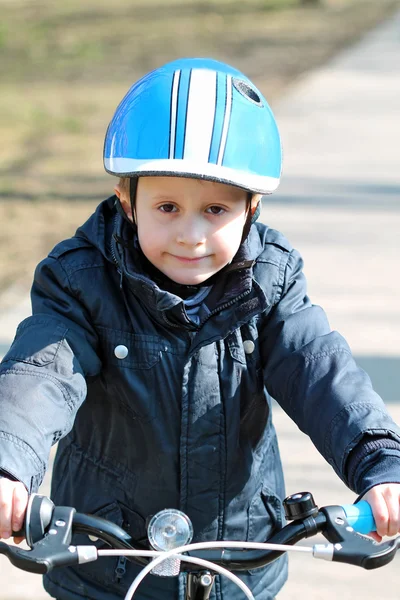 The bicycle boy — Stock Photo, Image