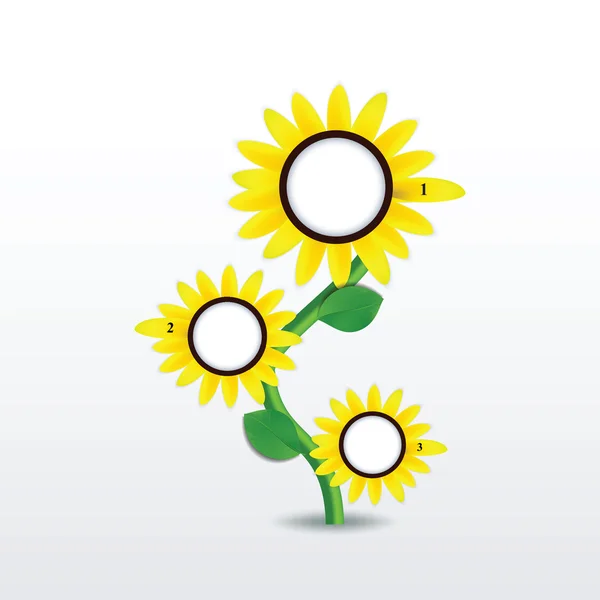 Modern infographic green template design illustration