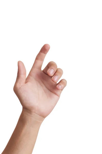 Iş adamı işaret parmağı — Stok fotoğraf