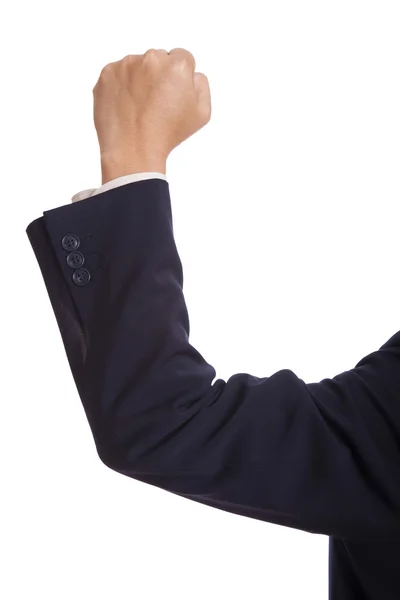 Empresário mostrando seu punho — Fotografia de Stock