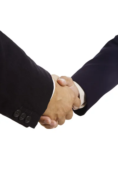 Handshake between two businessmen — Stock Photo, Image