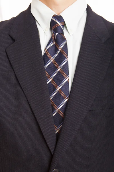 Businessman in white collar shirt — Stock Photo, Image