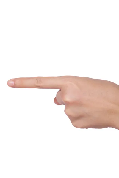 Pekfinger — Stockfoto