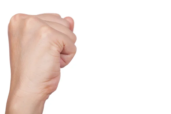 Hand in a fist — Stock Photo, Image