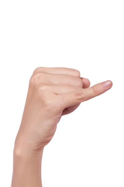 Finger Spelling Letter J — Stock Photo, Image