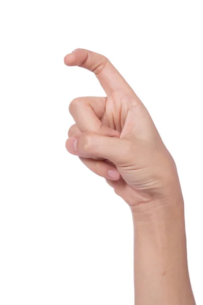 Finger Spelling. Letter X — Stock Photo, Image